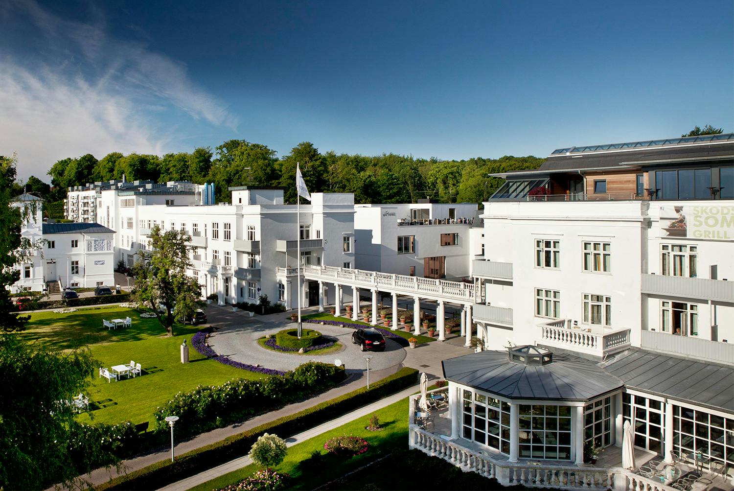 Skodsborg Kurhotell, nord for København Skodsborg Kurhotell, spa nord for København